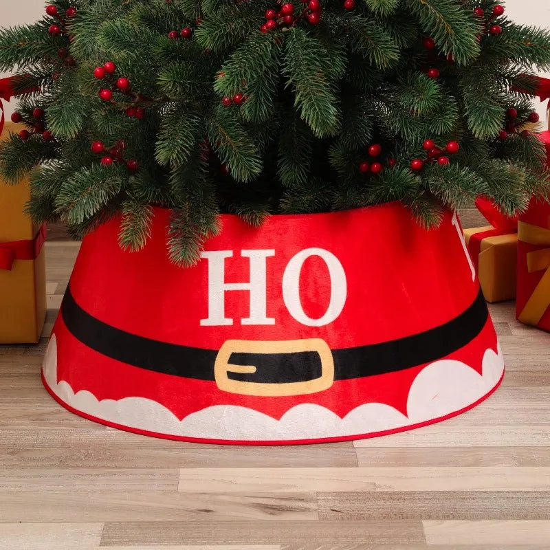 Christmas Tree Decorations Creative Printed Sequins Stereoscopic Tree Bottom Decoration Family Holiday Party New Year Tree Skirt