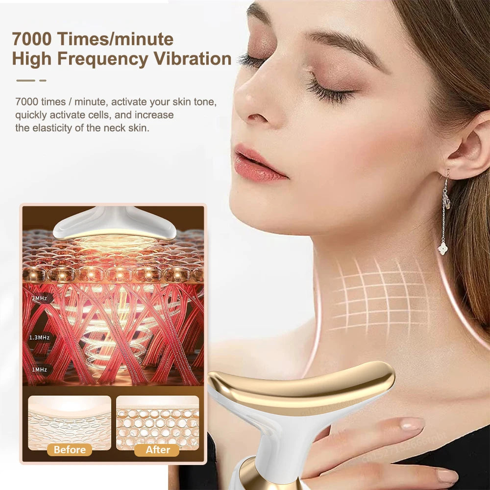 Facial Massager Face Lifting Machine Anti-aging Facial Massager Neck Face Lifting Device Anti-wrinkle Neck Double Chin Remover