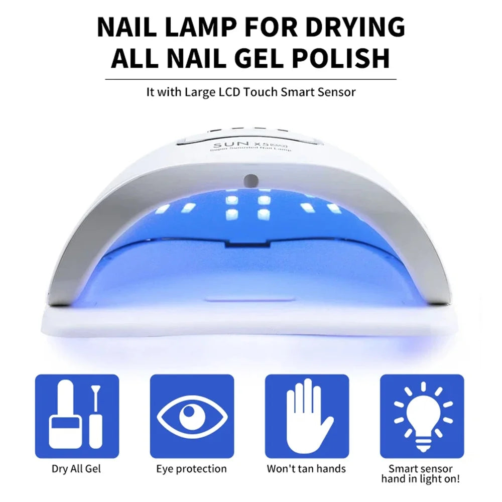 SUN X5 MAX Nail Drying Light Whith Lntelligent Sensor LED Nail Dryer For Remover Gel Polish Equipment Tool