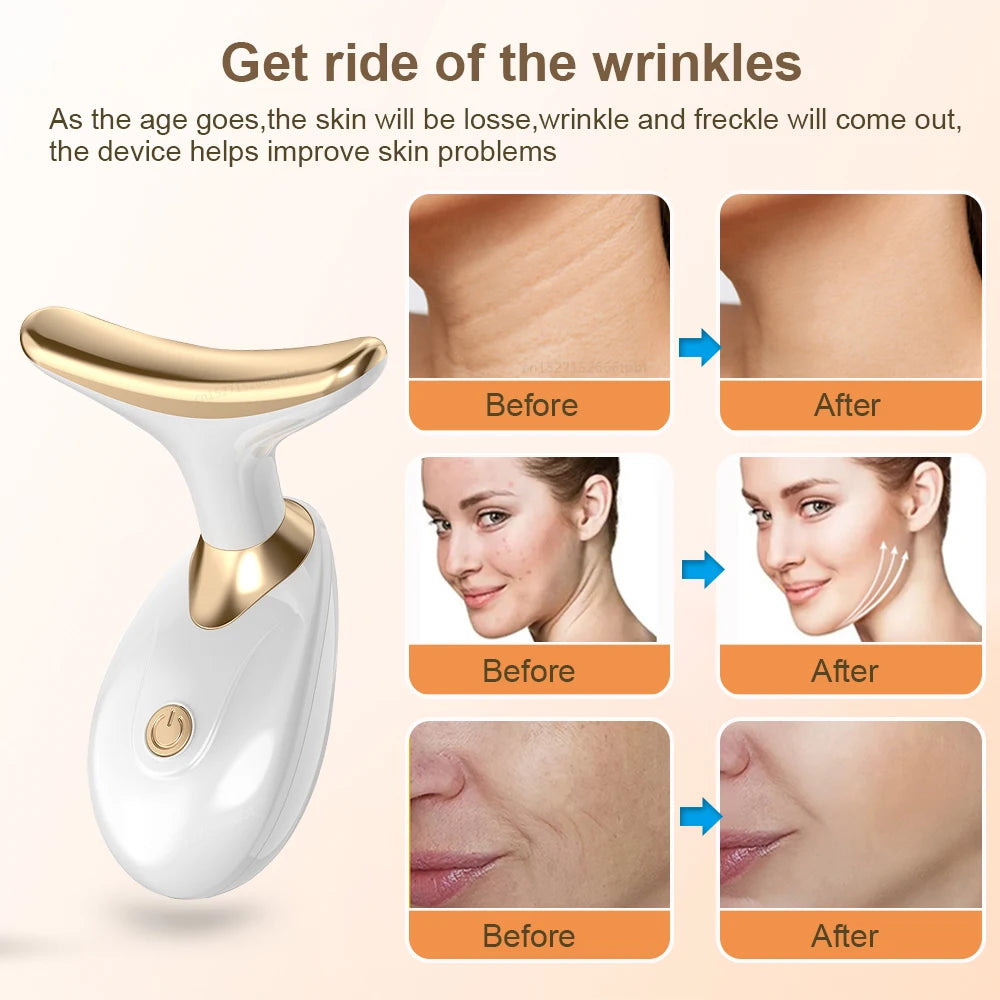 Facial Massager Face Lifting Machine Anti-aging Facial Massager Neck Face Lifting Device Anti-wrinkle Neck Double Chin Remover