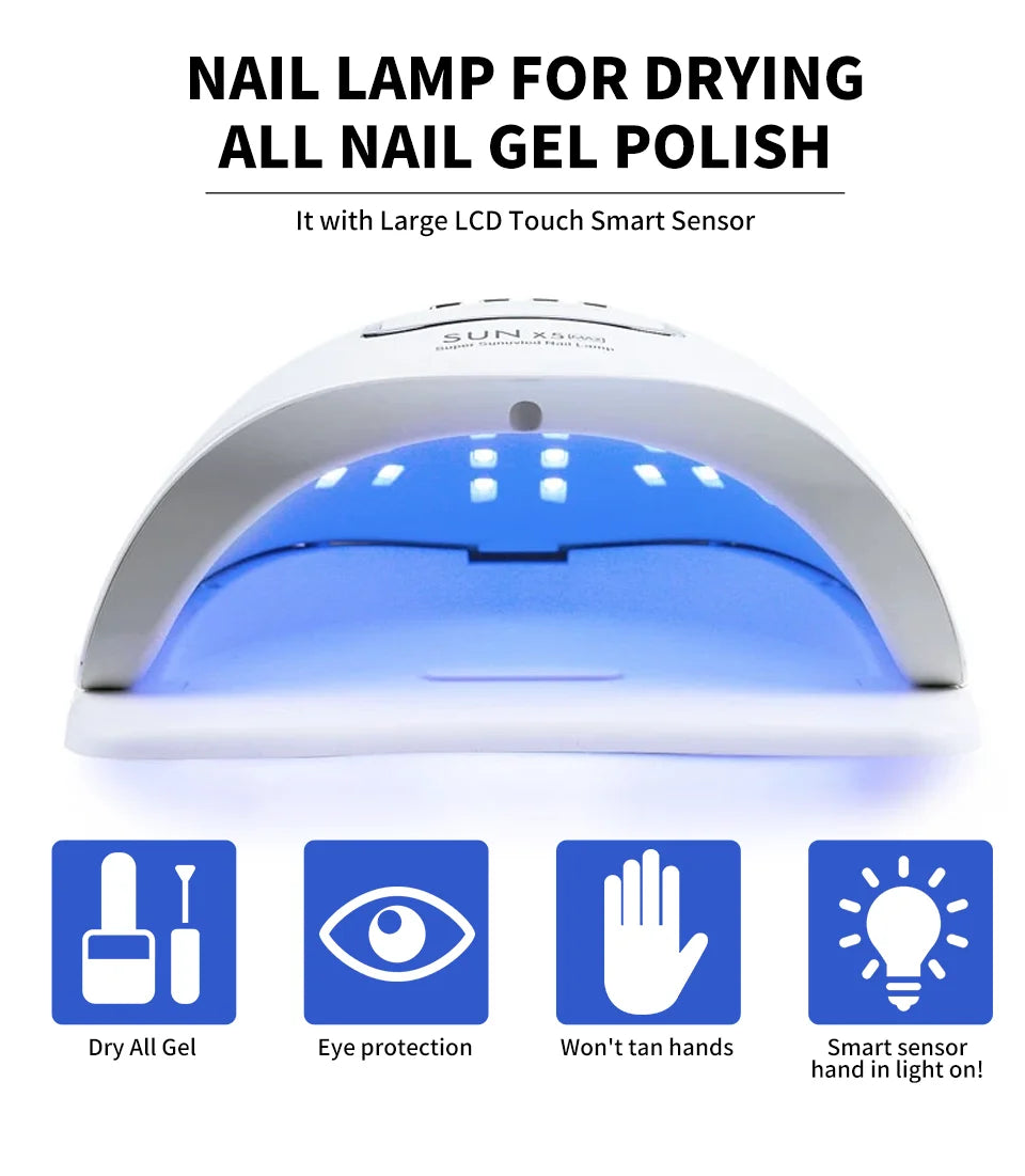 SUN X5 MAX Nail Drying Light Whith Lntelligent Sensor LED Nail Dryer For Remover Gel Polish Equipment Tool